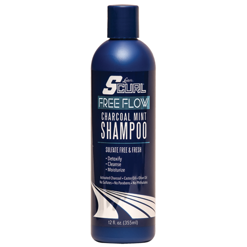 Scurl Free Flow Charcoal Mint Shampoo