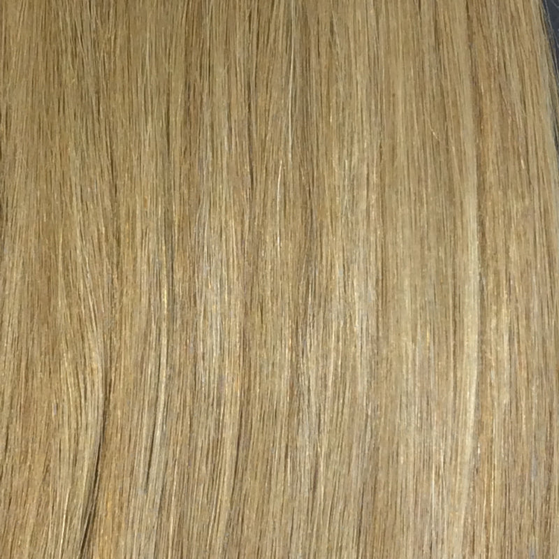 22" 100% human hair 9clip-in color 27