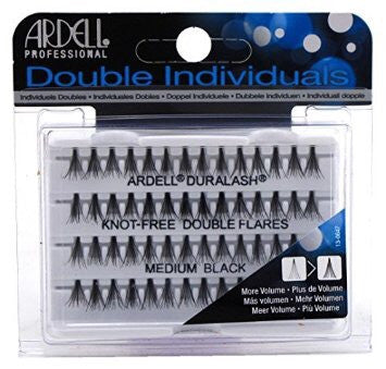 Ardell Individual Eyelashes - Knot Free Double Flare Medium Black