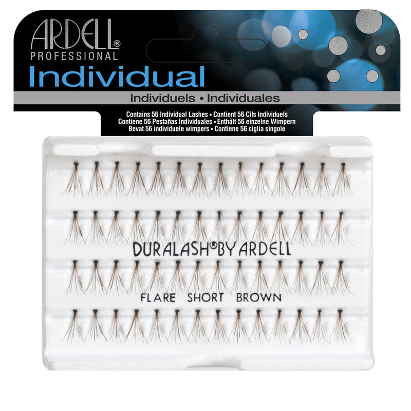 Ardell Professional Individual: flare short brown