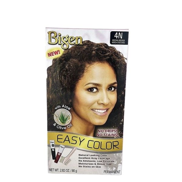 Bigen EZ Mocha Brown hair color for women. 