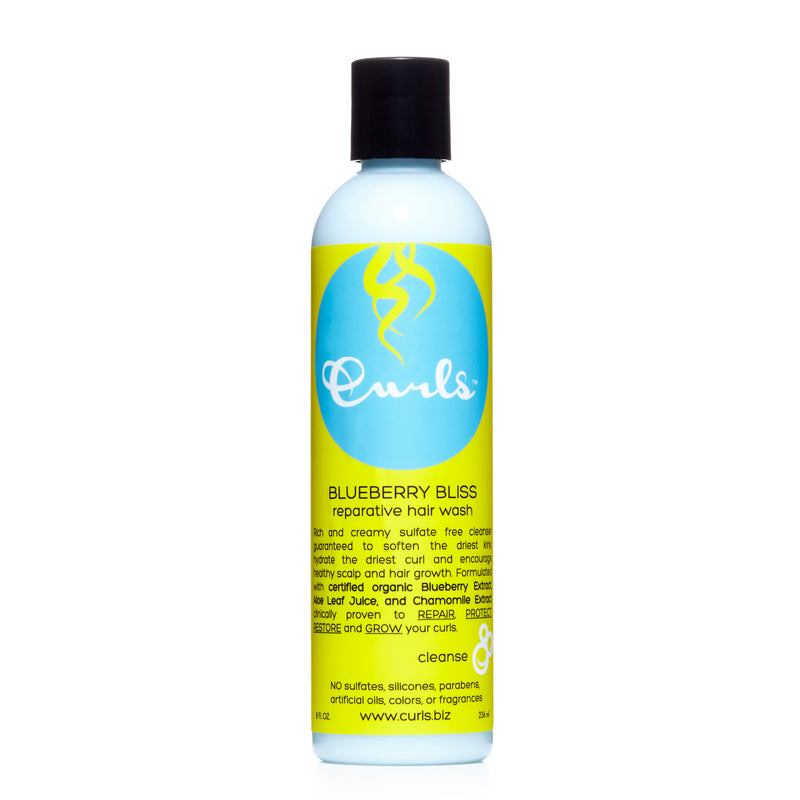Curls Blueberry Bliss Reparative Hair Wash 8oz-cleanser-The Beauty Emporium