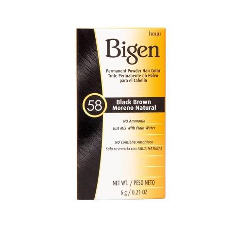 Bigen Powder Hair Color Black Brown 58