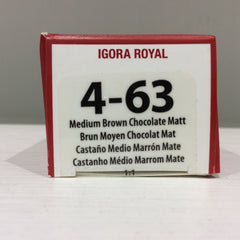 Schwarzkopf Igora Royal: 4-63 Medium Brown Chocolate Matt