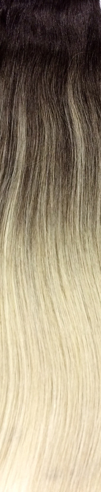 18" 100% Human Hair 7pcs Clip-In Balayage Color B2/22