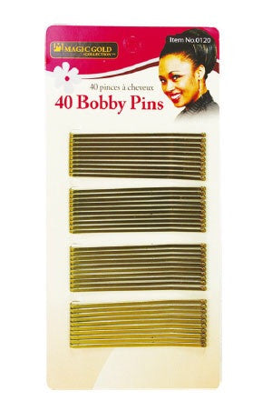 Magic Gold 40 Bobby Pins