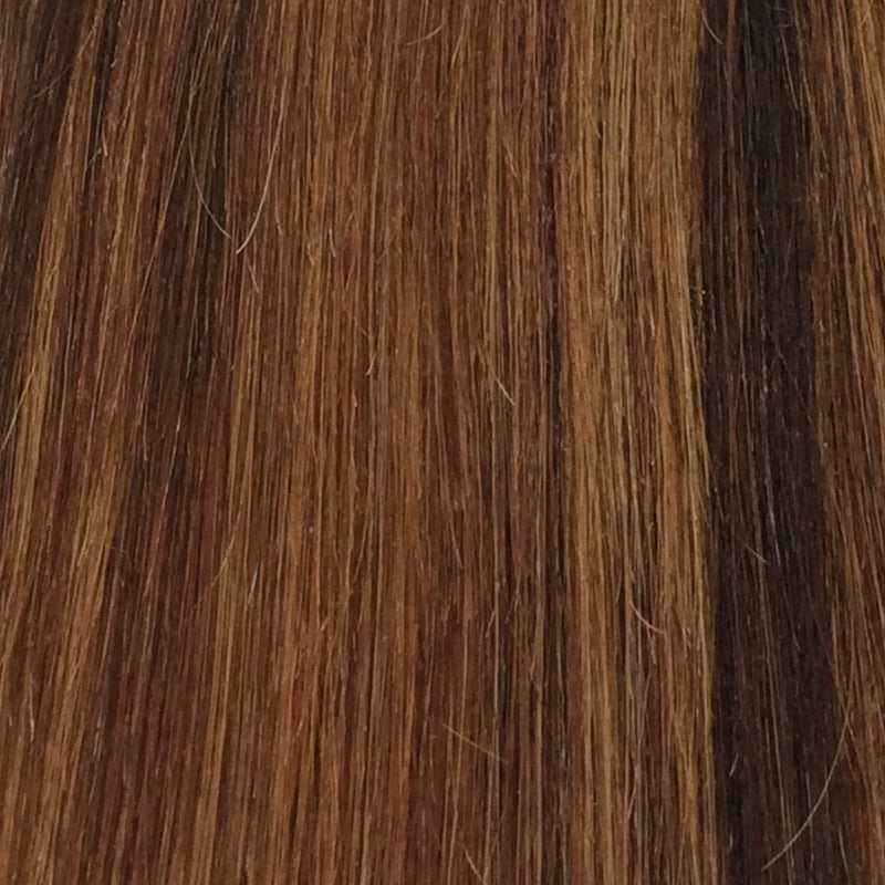 15" 100% Human Hair Extension 9pcs color P4/27/30