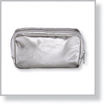 59918 "Precious Metals" Cosmetic Bag - Sliver