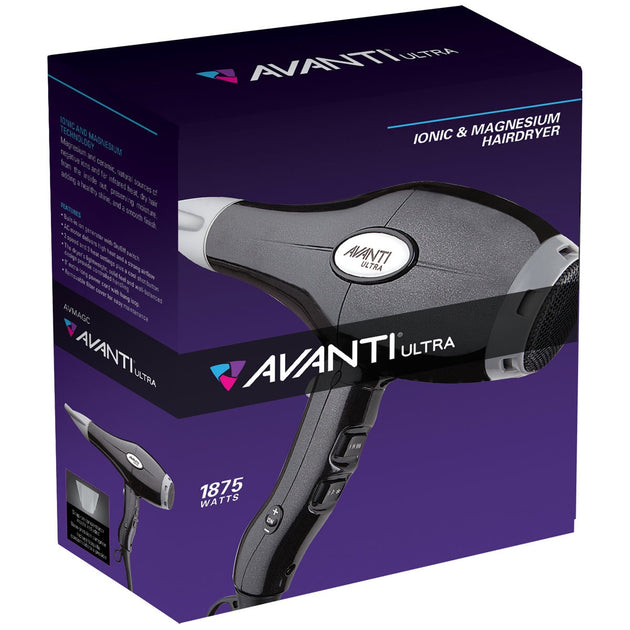 Avanti Ultra Ionic, Magnesium & Ceramic Hairdryer 1875 Watts