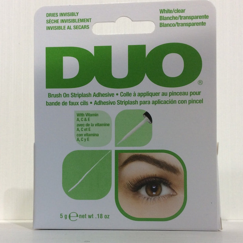 Duo Brush On Striplash Adhesive White/Clear