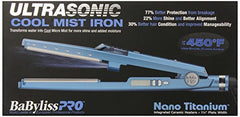 BaByliss Pro Nano Titanium Ultra Sonic Cool Mist Iron 1 1/4