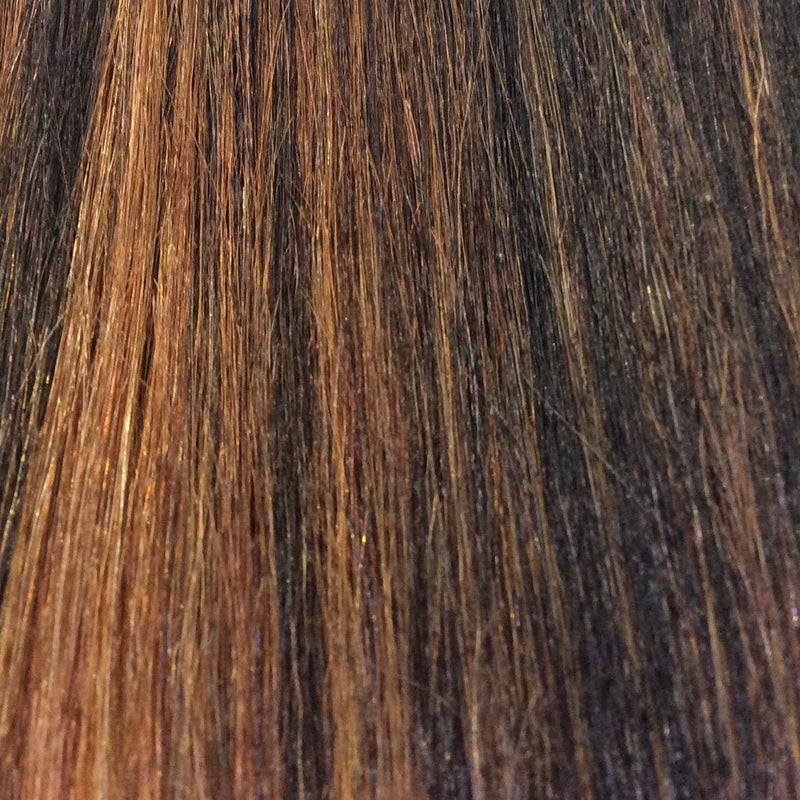 15" 100% Human Hair Extension 9pcs color P1B/30