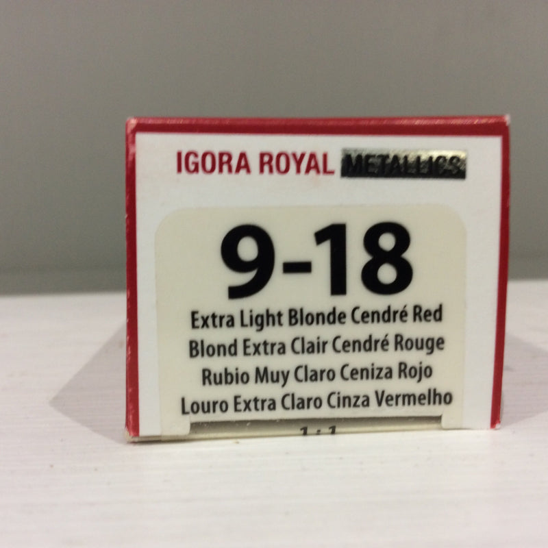 Schwarzkopf Igora Royal Metallics: 9-18