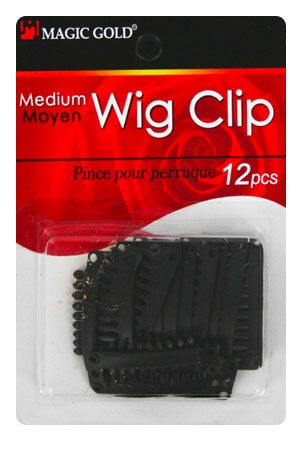 Medium Black Wig Clip