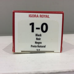 Schwarzkopf Igora Royal: 1-0 Black