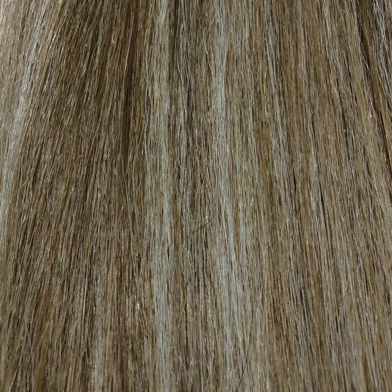 22" 100% human hair 9clip-in color P6/613