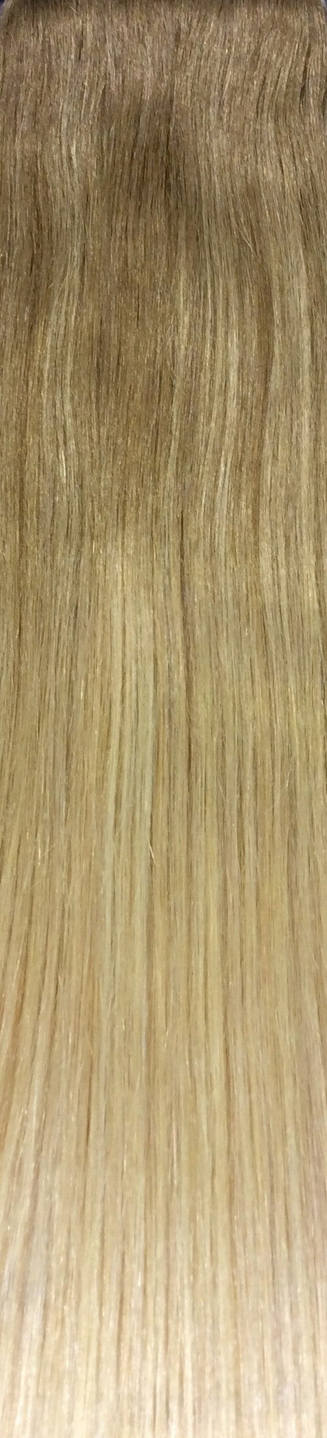 18" 100% Human Hair 7pcs Clip-In Balayage Color B8/24