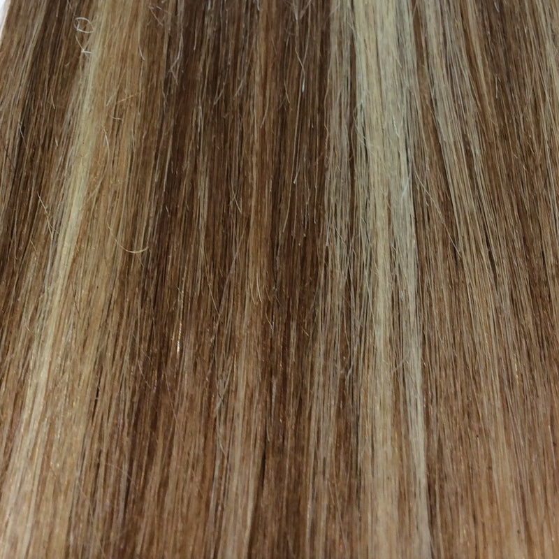 15" 100% Human Hair Extension 9pcs color P27/613