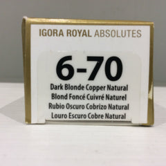 Schwarzkopf Igora Royal Absolutes: 6-70